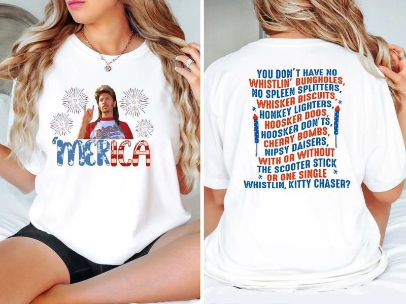 Joe Dirt Merica T-Shirt, Fourth Of July Shirt, Party In The USA Sweatshirt, America Independence Day Tee Shirt, Patriotic Gift