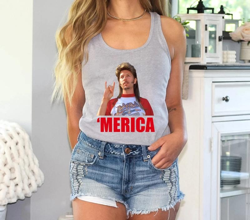 Joe Dirt Merica Tank Top, Retro Joe Dirt Movie Tank Top, 4th Of July Tank Top, Patriotic Shirt
