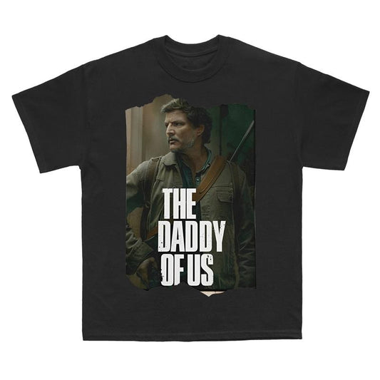 Joel Miller The Daddy Of Us Vintage T-Shirt, Pedro Pascal TLOU Shirt, Gift For Movies Lovers Casual Clothing Fabric Menswear Top Fleece