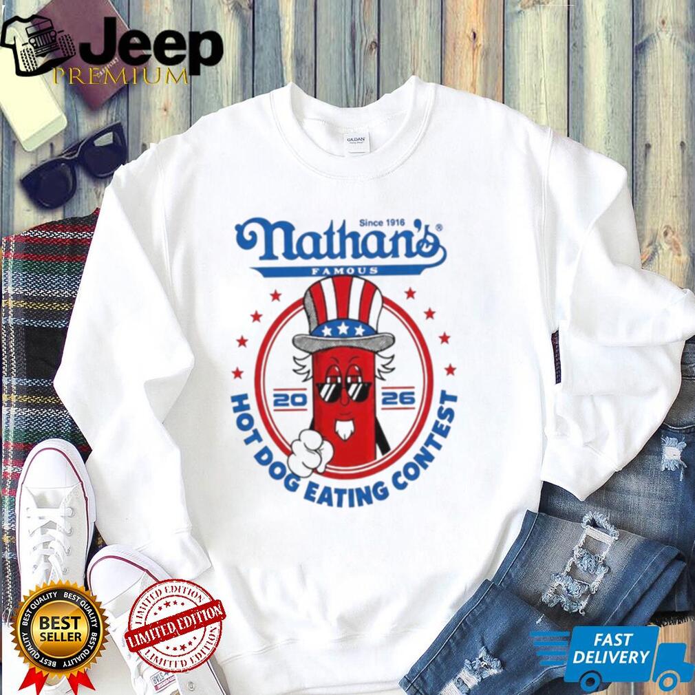 Joey Chestnut Nathan’s Hot Dog Contest shirt