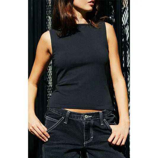 John Galt Women's Black Kathleen Top