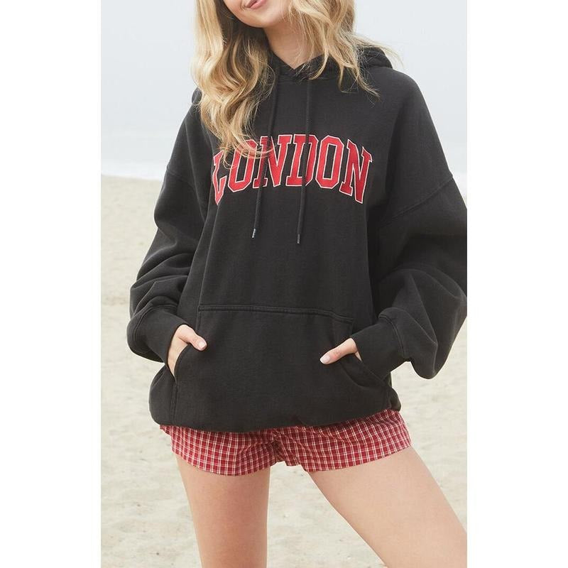 John Galt Women's London Christy Oversized Hoodie T-Shirts, Sweatshirt | WearSparks.com