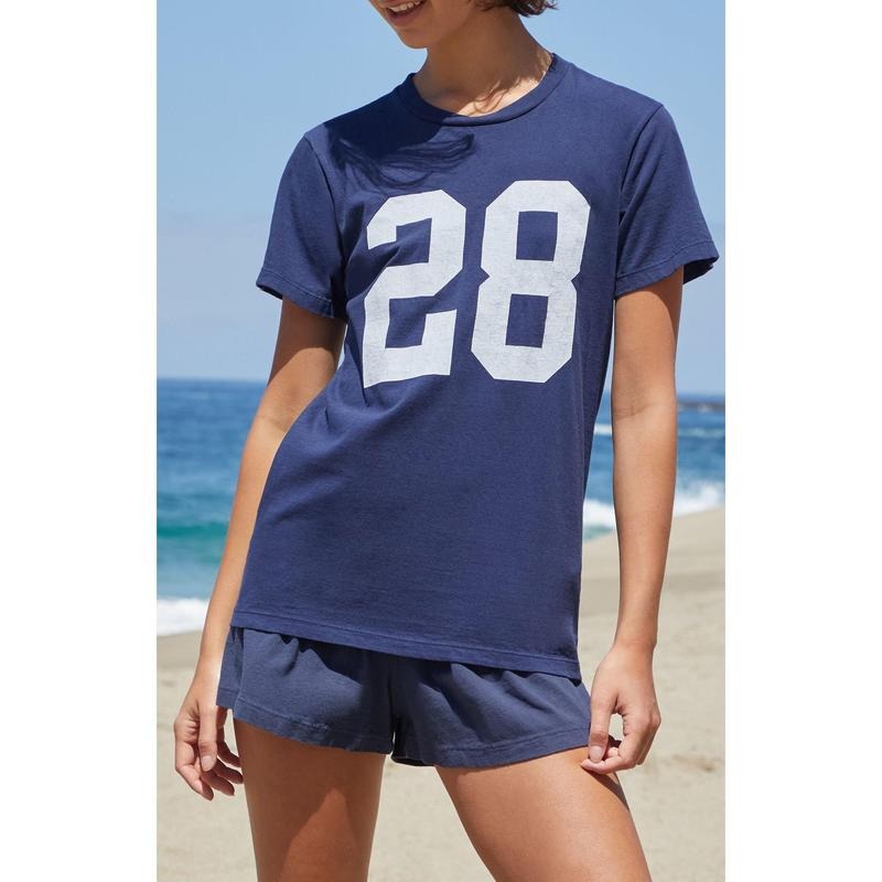 John Galt Women's Navy Chloe 28 T-Shirt - Multicolor