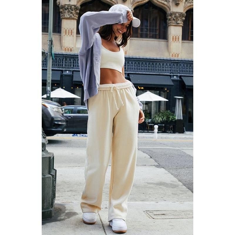 John Galt Women's Off White Anastasia Sweatpants