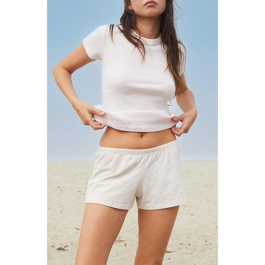 John Galt Women's Pink Heart Emery Shorts