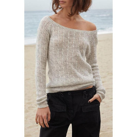 John Galt Women's Silver Elissa Sweater
