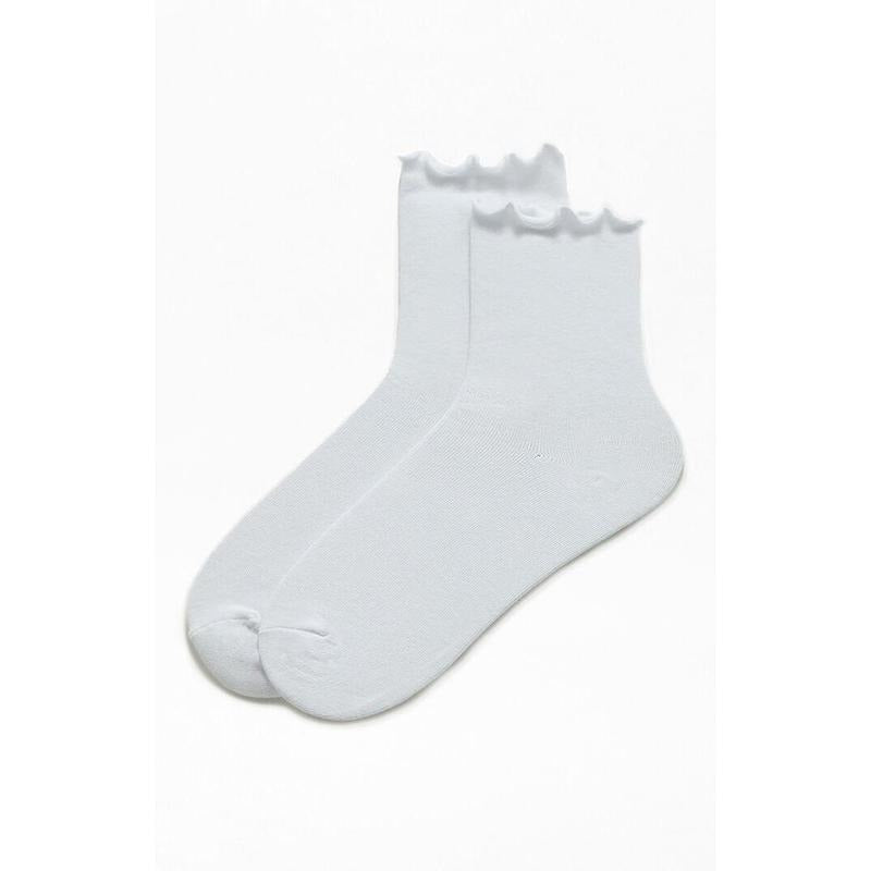 John Galt Women's White Ruffle Socks T-Shirts, Hoodie, Sweatshirt | WearSparks.com