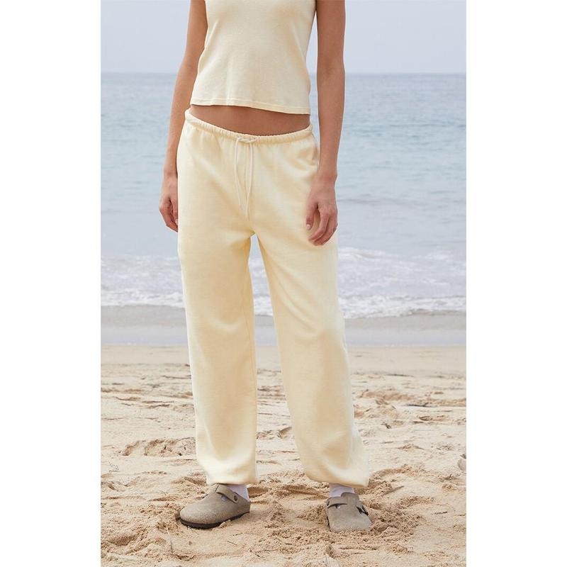 John Galt Women's Yellow Rosa Sweatpants T-Shirts, Hoodie, Sweatshirt | WearSparks.com
