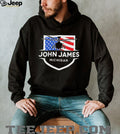 John James Michigan Helicopter Veteran T Shirt