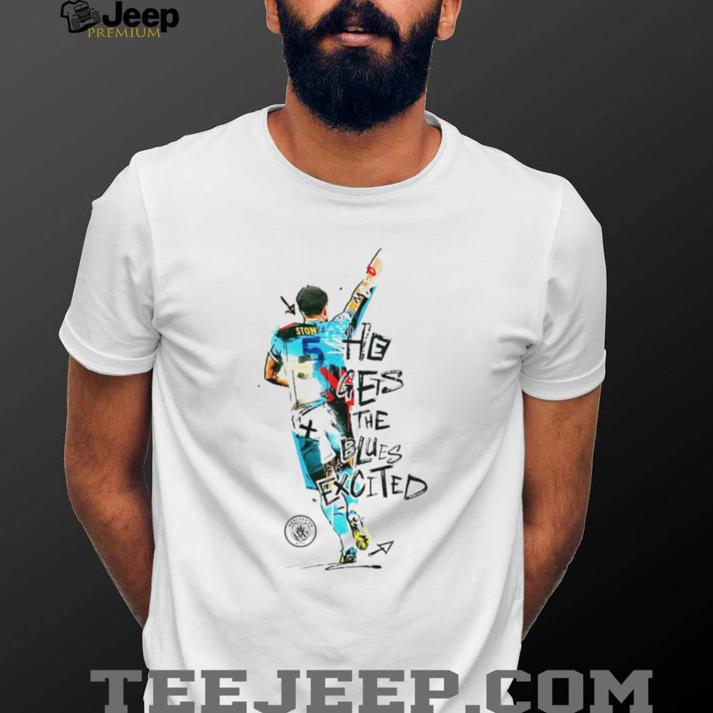 John Stones Manchester City He Gets The Blues Excited T Shirt