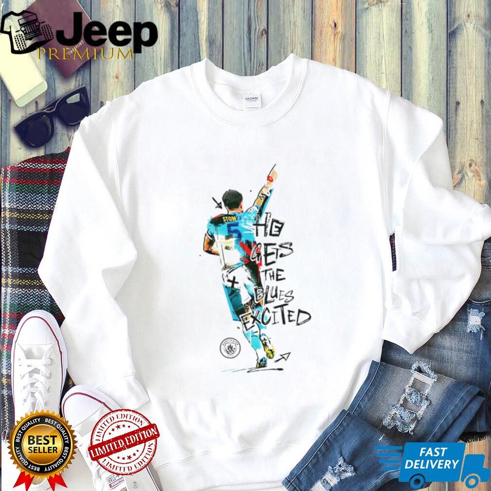 John Stones Manchester City He Gets The Blues Excited T Shirt
