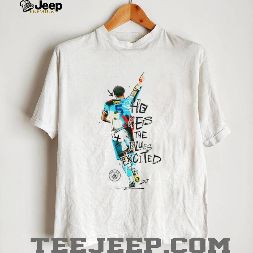 John Stones Manchester City He Gets The Blues Excited T Shirt