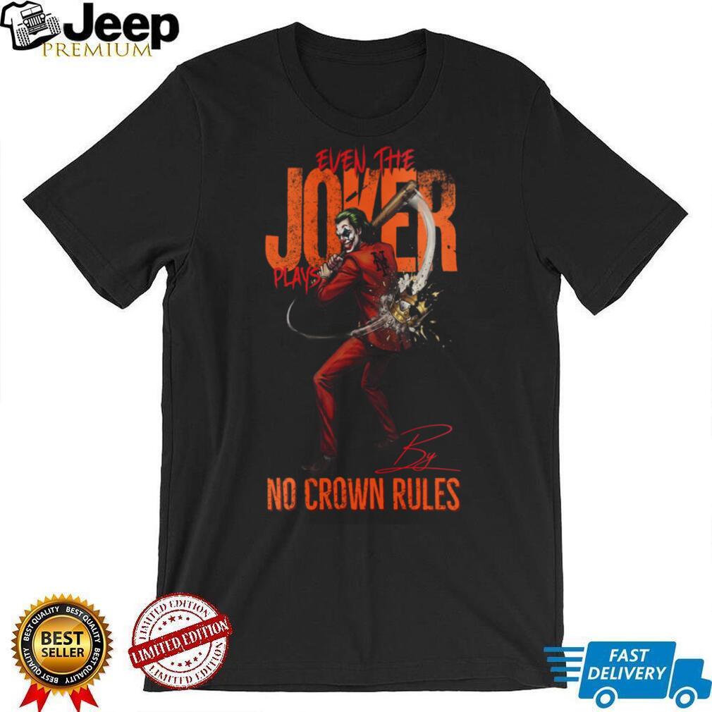Joker No Crown Rules New York Mets Baseball Jersey T Shirt