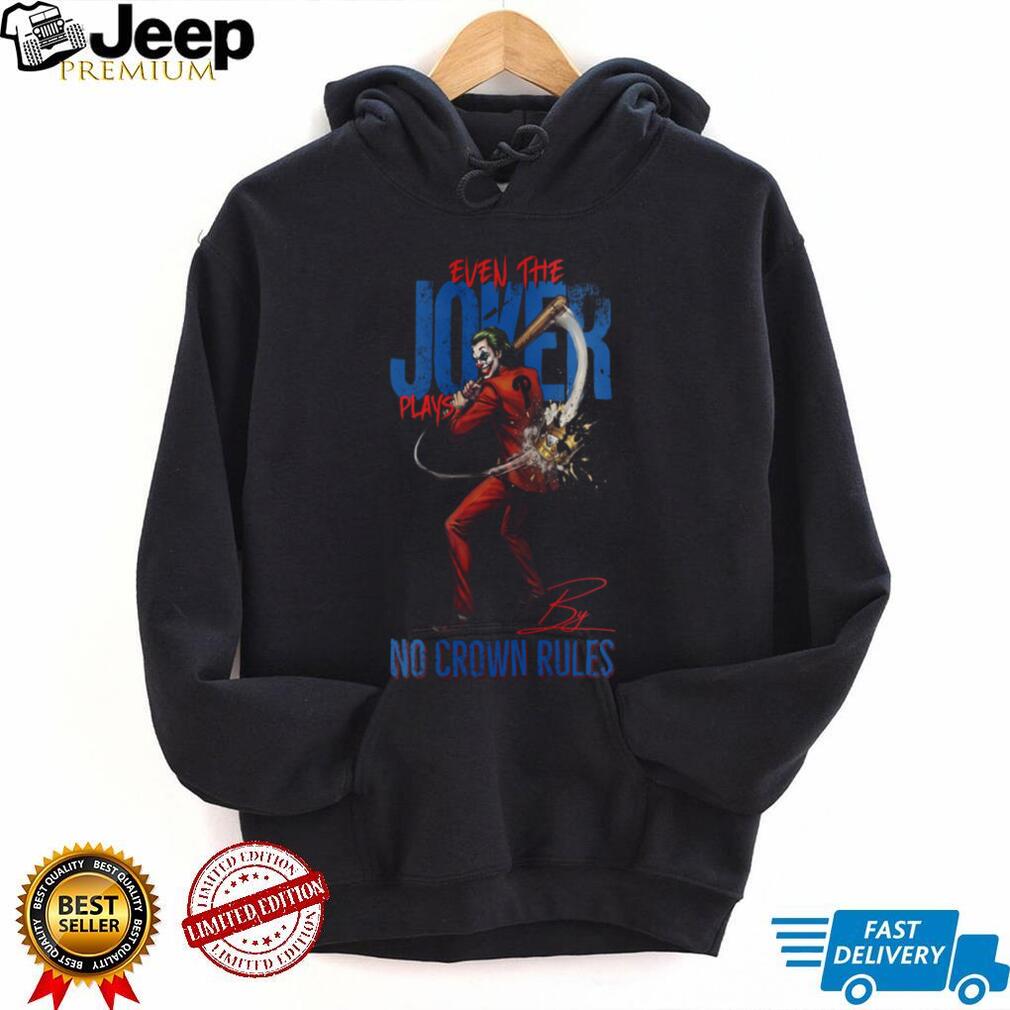 Joker No Crown Rules Philadelphia Phillies Baseball Jersey T Shirt