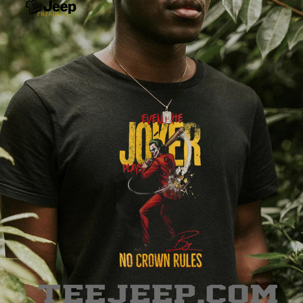 Joker No Crown Rules San Diego Padres Baseball Jersey T Shirt
