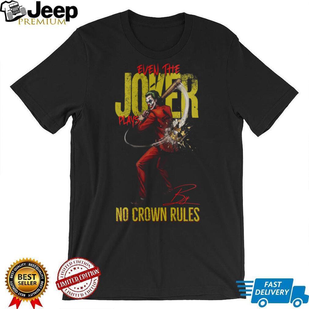 Joker No Crown Rules St. Louis Cardinals Baseball Jersey T Shirt