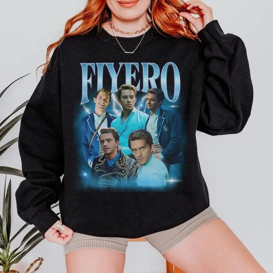 Jonathan Bailey Fiyero Shirt, Oversized Vintage Bootleg, Wicked Movie Crewneck, Wizard of Oz, Broadway Merch Shirt, Dancing Through Life