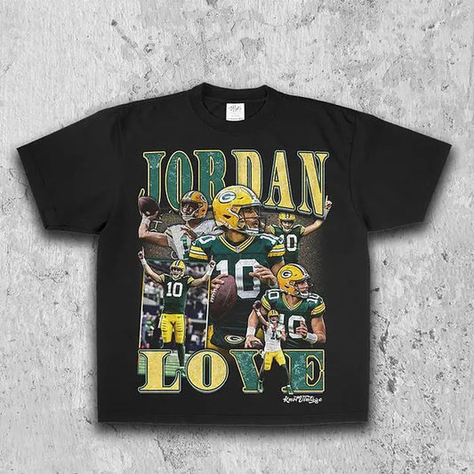 Jordan Love " Playoff Pack" Tee | Vintage Tee | Men's Graphic T-Shirt | Gift For Fan