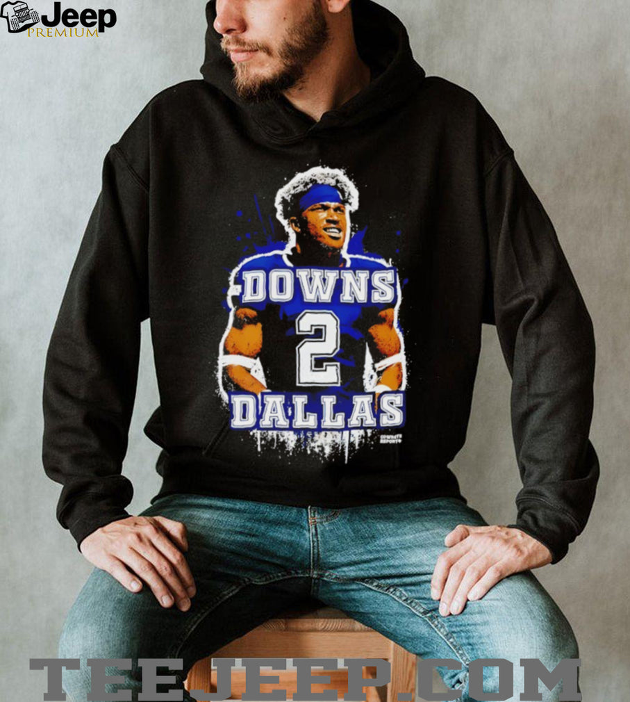 Josh Downs 2 Dallas Football Star Athlete Portrait Sports Fans Men Women T Shirt