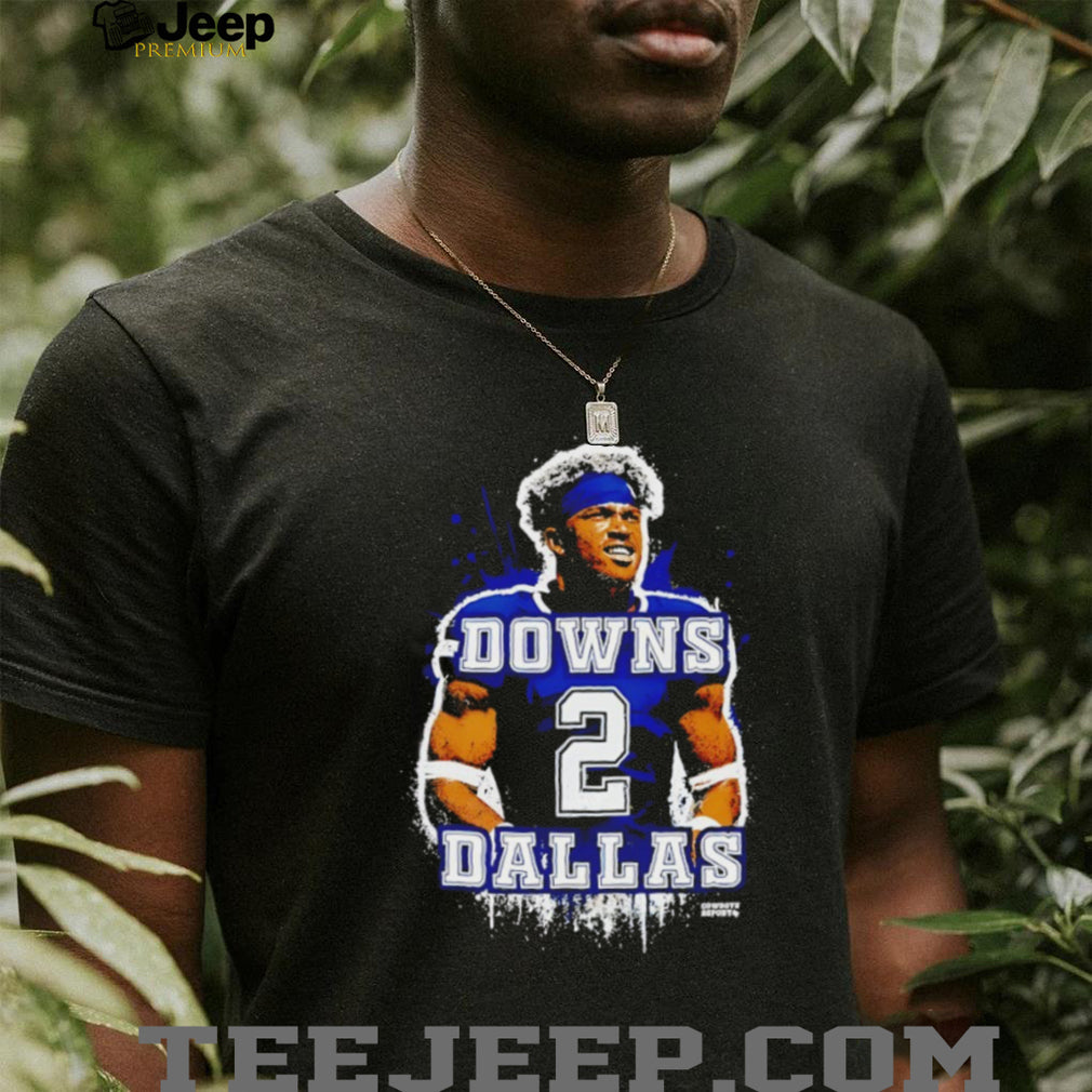 Josh Downs 2 Dallas Football Star Athlete Portrait Sports Fans Men Women T Shirt
