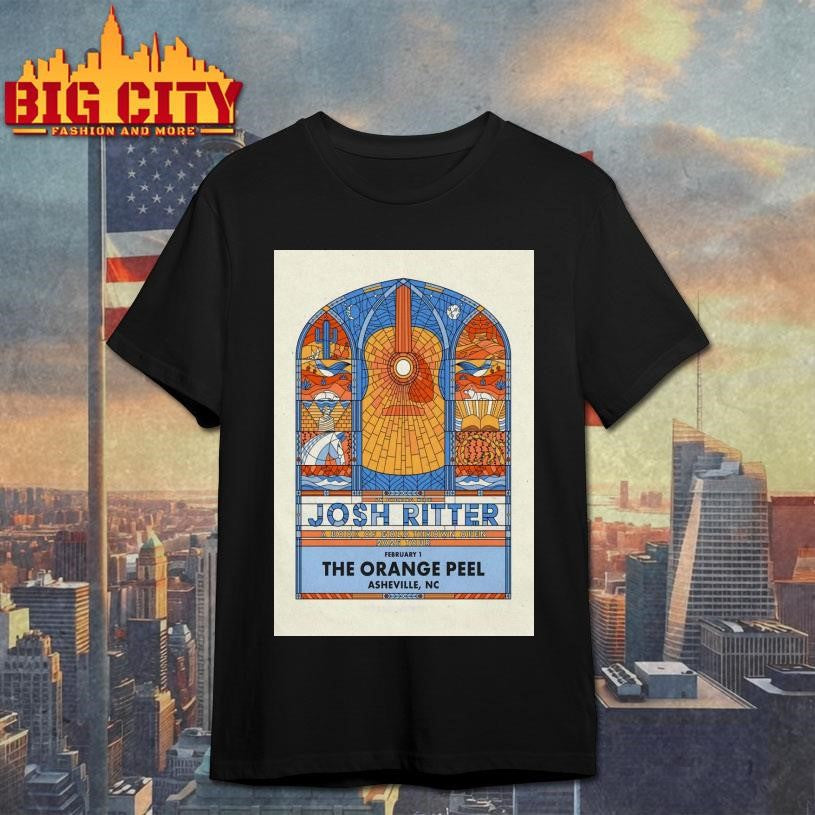 Josh Ritter Tour Asheville NC Feb 1 2026 Poster Shirt