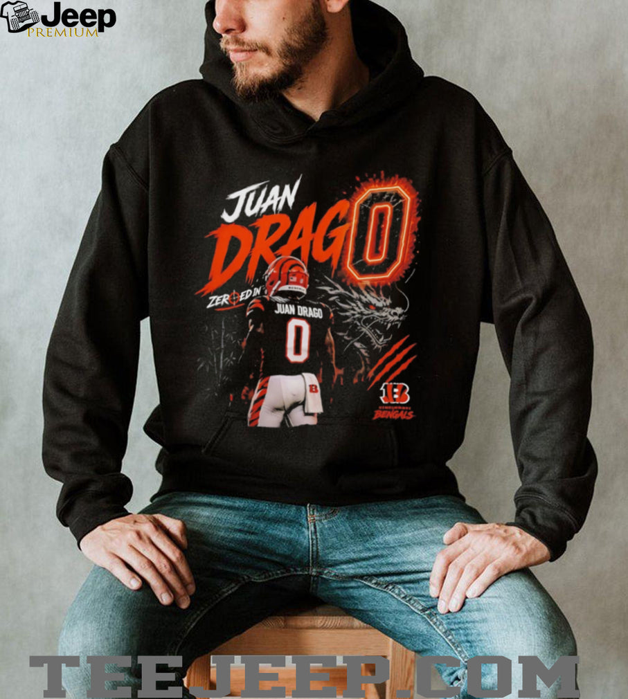 Juan Drago Zeroed In Cincinnati Football Dragon Graphic T Shirt
