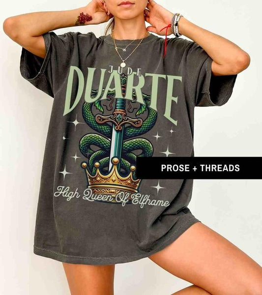 Jude Duarte The Cruel Prince T-Shirt The Folk Of The Air Shirt Elfhame Shirt Cruel Prince Merch Booktok Merch Bookstagram Merch Holly Black