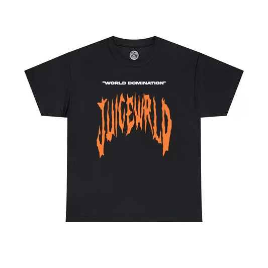 Juice World Domination Shirt Vintage Hip Hop Rap Menswear Top