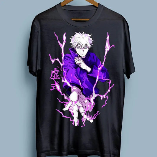 Jujutsu Kaisen #Satoru #Gojo Design PNG Only for Black T-Shirt_1 Sweatshirt, Hoodie, Comfort Colors