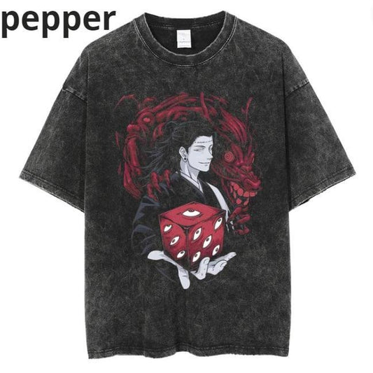 Jujutsu Kaisen Geto Suguru Spirit Channeler Vintage T-Shirt Menswear Top Sweatshirt, Hoodie, Comfort Colors