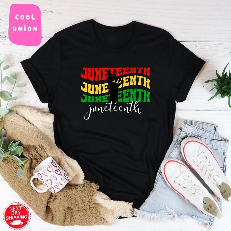 Juneteenth T-Shirt - African American Celebration , Black History Shirt, 1865 Juneteenth T-Shirt Hoodie, Sweatshirt