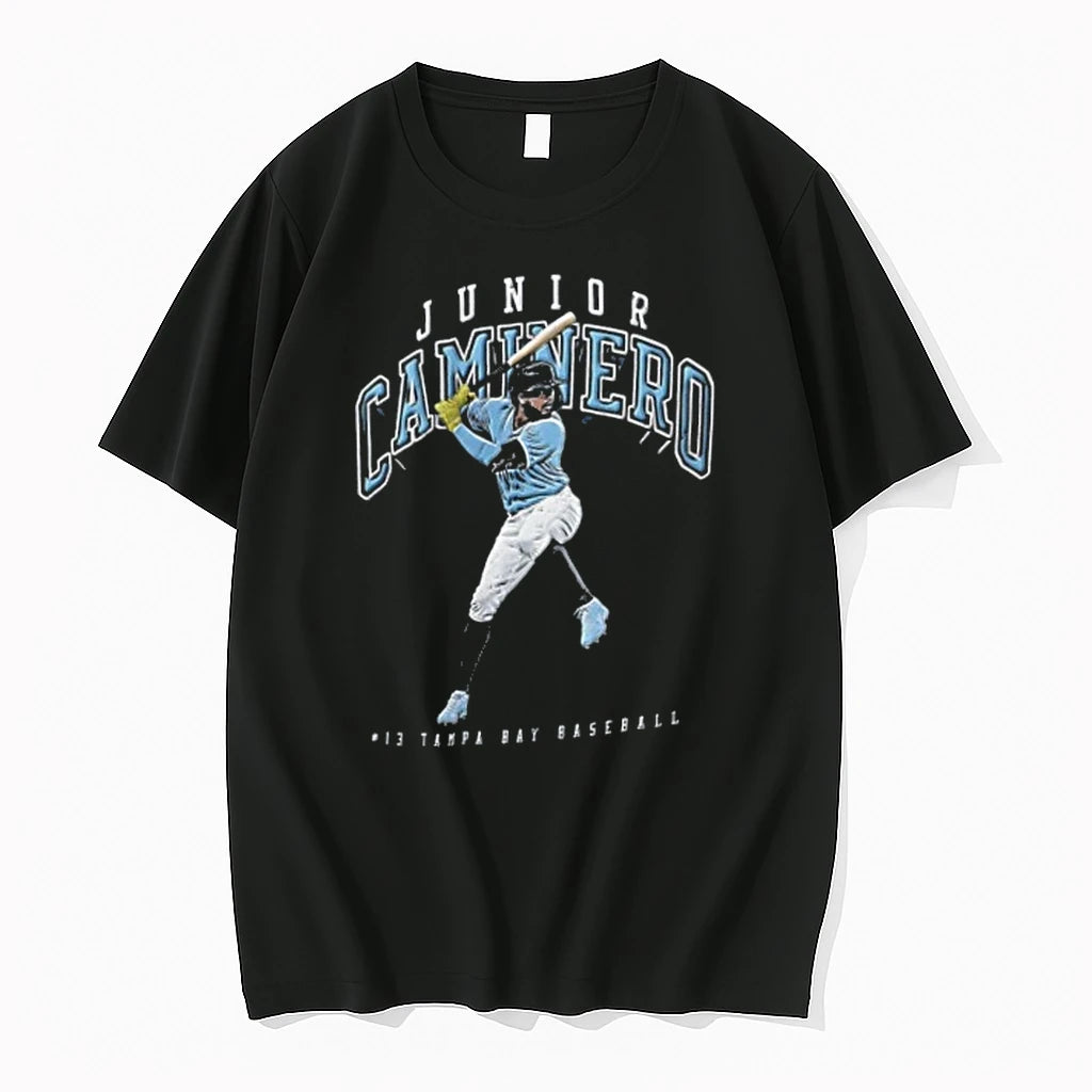 Junior Caminero 13 Tampa Bay Baseball Batting Graphic T Youth Tshirts Sweater