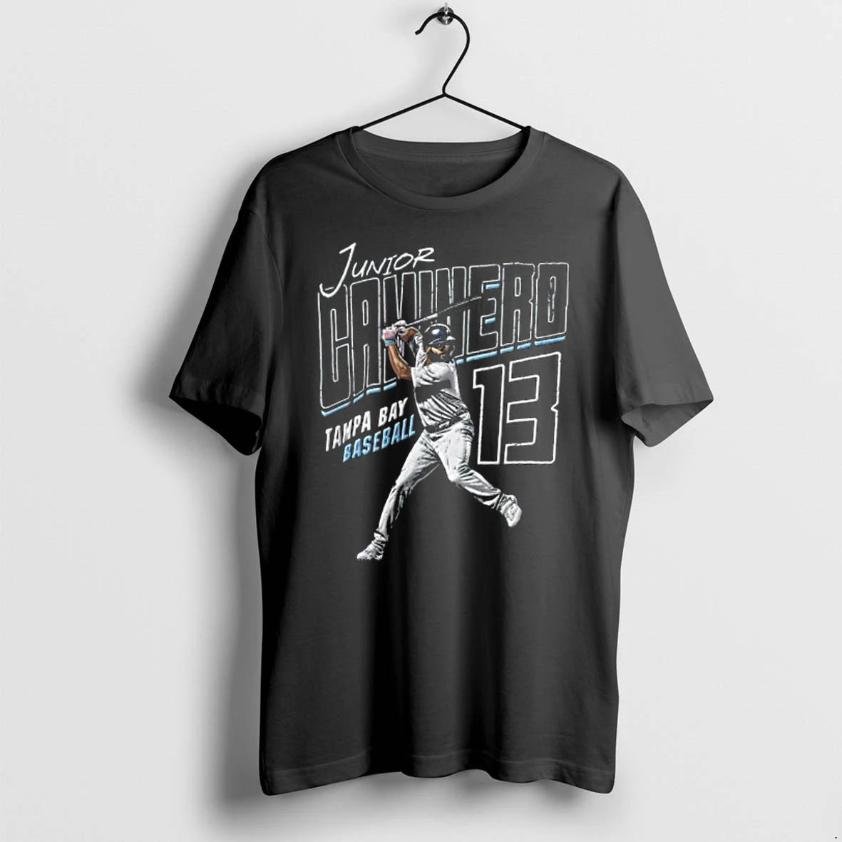 Junior Caminero 13 Tampa Bay Baseball Swing T Youth Tshirts Sweater