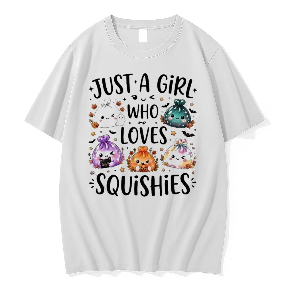 Just A Girl Who Loves Squishies Halloween Tshirts Sweater