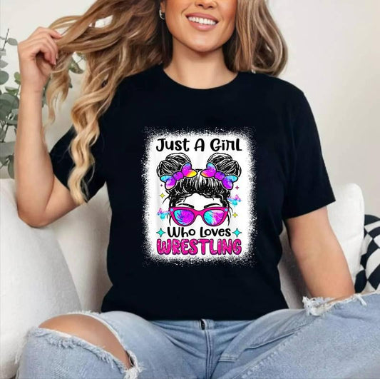 Just A Girl Who Loves Wrestling - Wrestler Girl & Women T-Shirt | Unisex Cotton, Top Womenswear