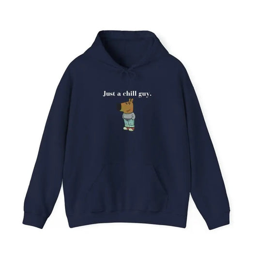 Just a Chill Guy Meme Hoodie Casual Unisex Hoodie