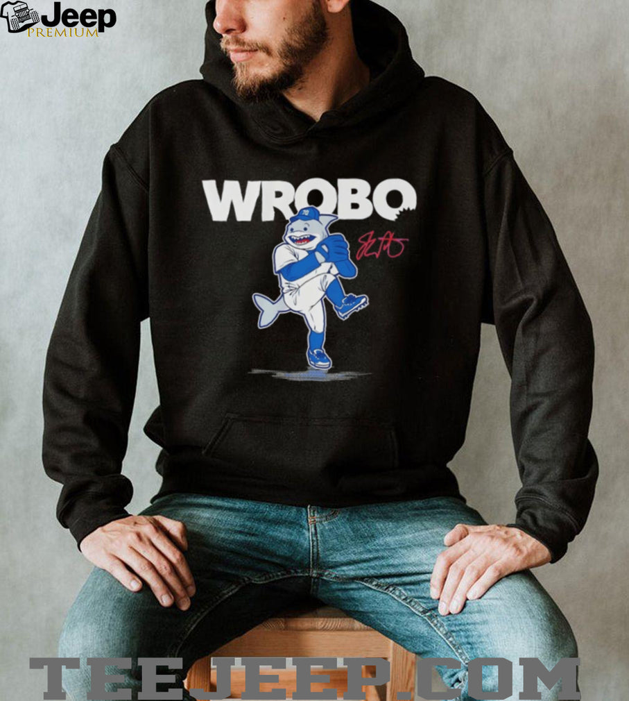Justin Wrobleski Los Angeles Dodgers Baseball The Shark Wrobo signature shirt