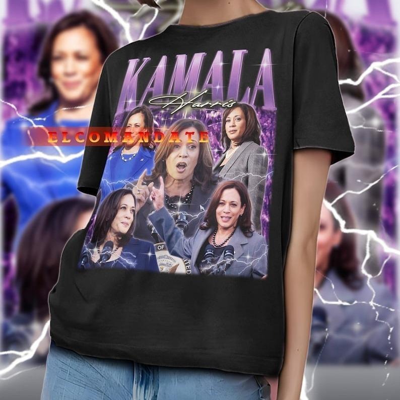KAMALA HARRIS Shirt, Kamala Harris Vintage Shirt, Kamala Harris Retro 90s T-shirt, Kamala Harris Sweatshirt, Kamala...