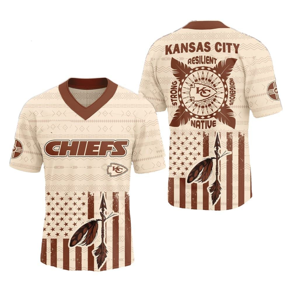 KC Chiefs Native American Jersey 2025 - Grishko.com T-Shirts, Hoodie, Sweatshirt | WearSparks.com