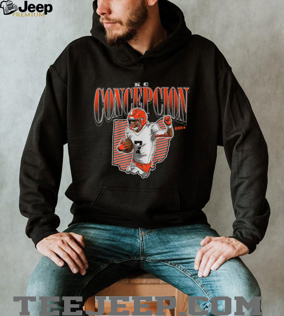 KC Concepcion Ohio Football Star Player Vintage Retro Style Fans T Shirt