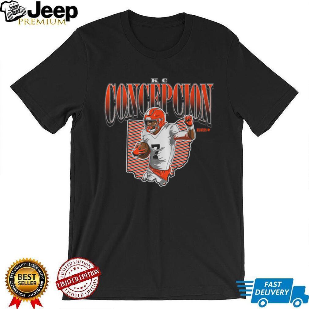 KC Concepcion Ohio Football Star Player Vintage Retro Style Fans T Shirt