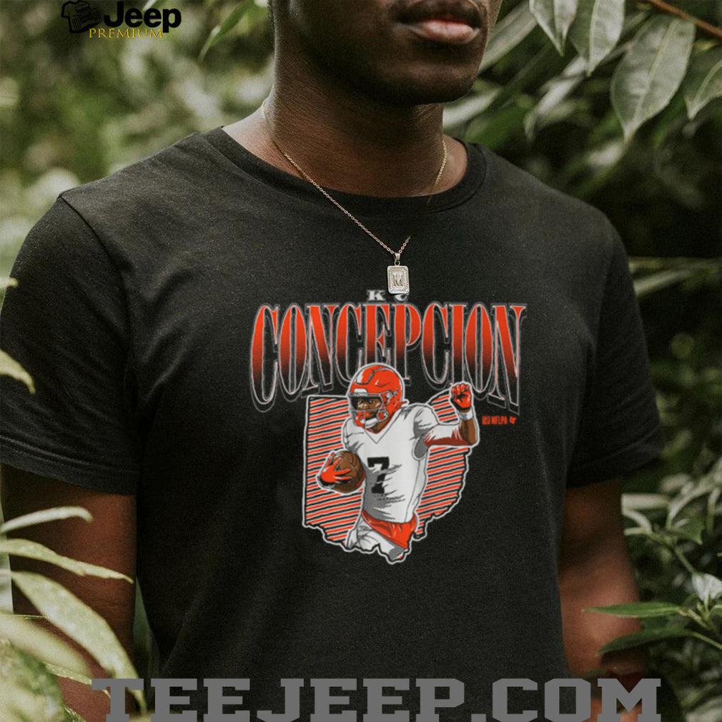 KC Concepcion Ohio Football Star Player Vintage Retro Style Fans T Shirt