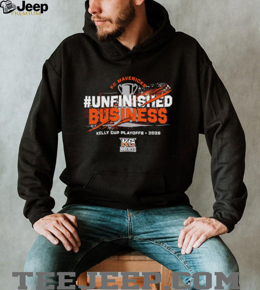 KC Mavericks Kelly Cup Playoffs 2026 Unfinished Business Hockey Retro Vintage Men Women Fans T Shirt