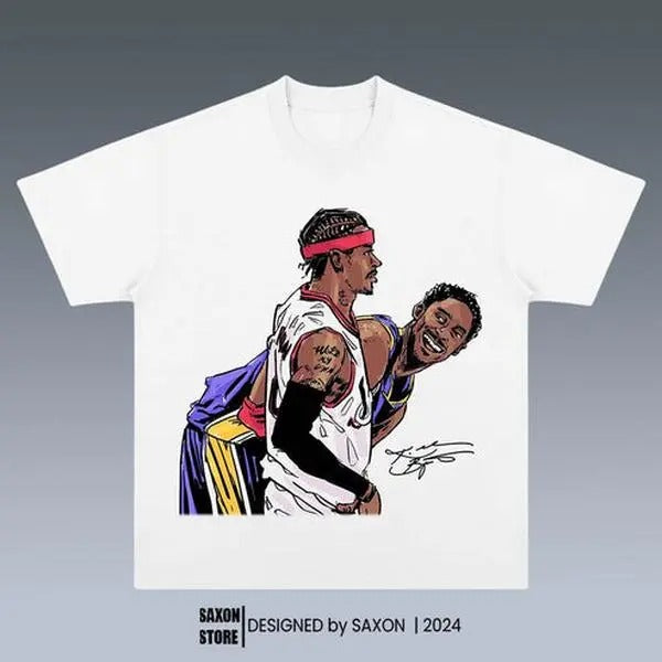 KOBE & ALLEN IVERSON GRAPHIC TEE | VINTAGE GRAPHIC T-SHIRT SWEATSHIRT HOODIE | SPORT TEE | GIFT FOR FAN
