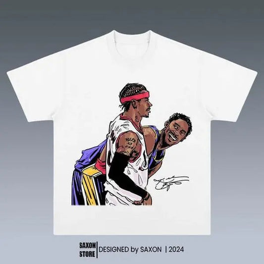 KOBE & ALLEN IVERSON GRAPHIC TEE | VINTAGE GRAPHIC T-SHIRT SWEATSHIRT HOODIE | SPORT TEE | GIFT FOR FAN