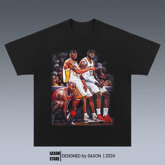 KOBE& MICHAEL JORDAN& LEBRON JAMES GRAPHIC TEE | VINTAGE GRAPHIC T-SHIRT SWEATSHIRT HOODIE | SPORT TEE | GIFT FOR FAN
