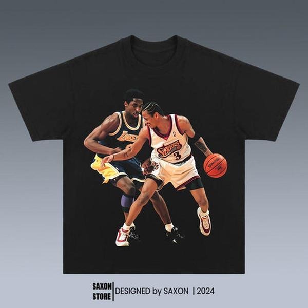KOBE VS ALLEN IVERSON GRAPHIC TEE | VINTAGE GRAPHIC T-SHIRT SWEATSHIRT HOODIE | SPORT TEE | GIFT FOR FAN V1