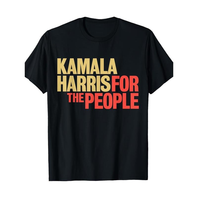 Kamala Harris For The People President 2024 T-Shirt Made in USA