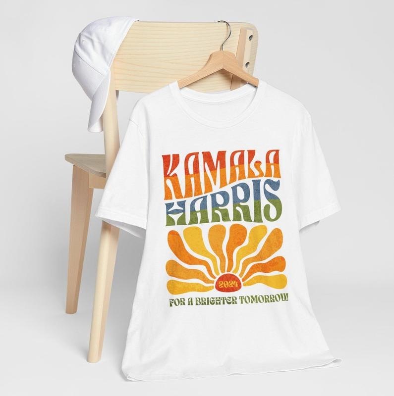 Kamala Harris Graphic T-Shirt for Women's- Short Sleeve Crew Neck Fitted Tee Top Womenswear Hoodie, Sweatshirt
