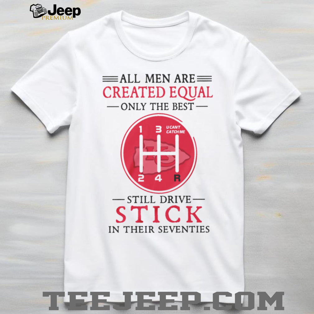 Kansas City Chiefs 70th Birthday Celebration T Shirt Stick Shift Manual Gear T Shirt